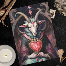 Baphomet Gotische Valentijnsdag Ieder Realm
