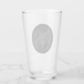Baphomet (grijze steen) glas (Achterkant)
