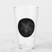 Baphomet (grijze steen) glas (Voorkant)