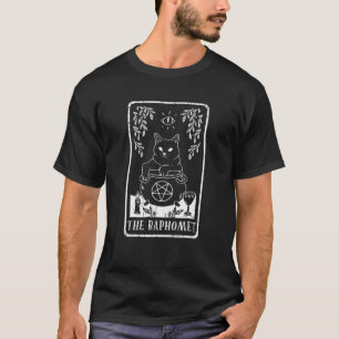 Baphomet Heks Kat Arot Kaart Pagan Goblincore Goth T-shirt
