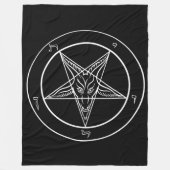 Baphomet HUGE 60 x 80 inch tapestry/ deken (Voorkant)