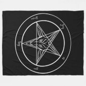 Baphomet HUGE 60 x 80 inch tapestry/ deken (Voorkant (Horizontaal))