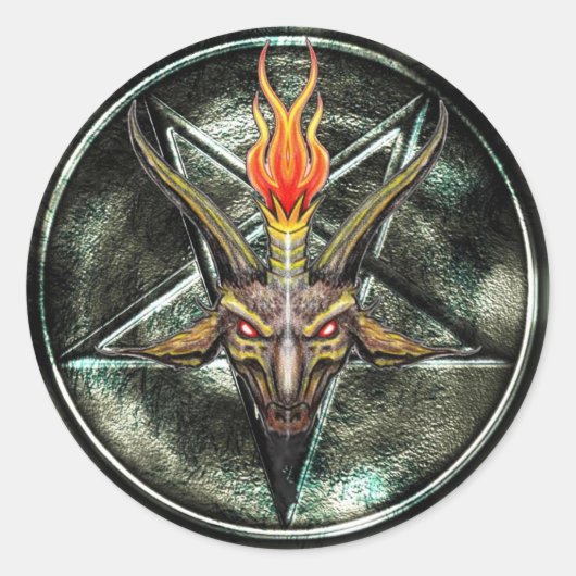 Baphomet Idol Sticker (Voorkant)