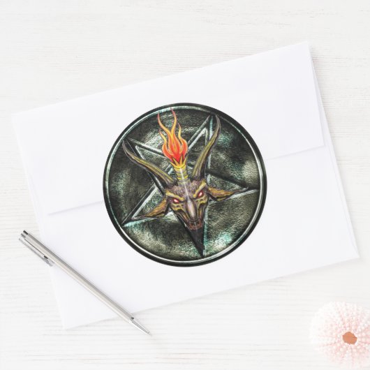 Baphomet Idol Sticker (Envelop)