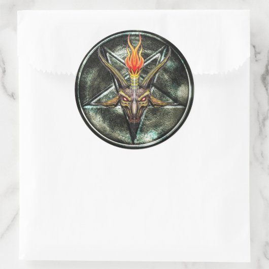 Baphomet Idol Sticker (Tas)