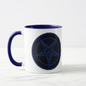 Baphomet in blauw mok (Links)