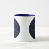 Baphomet in blauw mok (Midden)