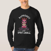 Baphomet is mijn geest satanische geit occult t-shirt (Voorkant)