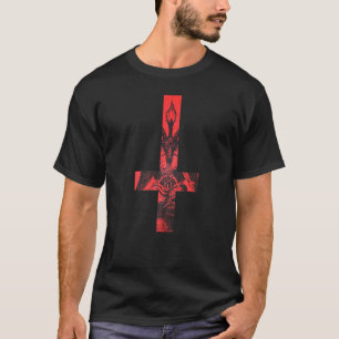 Baphomet is mijn sterrenbeestje met een zwarte crè t-shirt