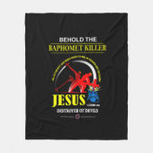 Baphomet-Killer Fleece Deken (Voorkant)