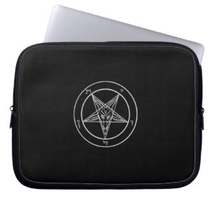 Baphomet laptophoes Hoesje Laptop Sleeve