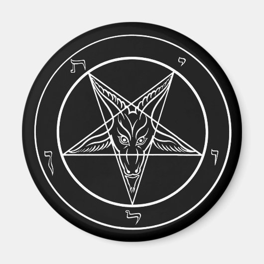 Baphomet magneet (Voorkant)