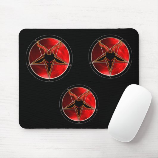 Baphomet Mousepad Muismat (Met muis)