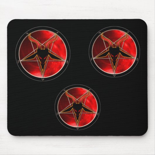 Baphomet Mousepad Muismat (Voorkant)