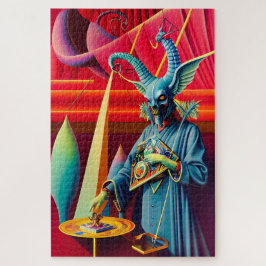 Baphomet neemt het aas fantasie legpuzzel