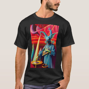 Baphomet neemt het aas fantasie t-shirt
