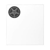 Baphomet Note Pad Notitieblok (Voorkant)