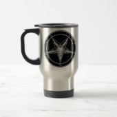 Baphomet Old Style-Mok met twee kanten Reisbeker (Links)