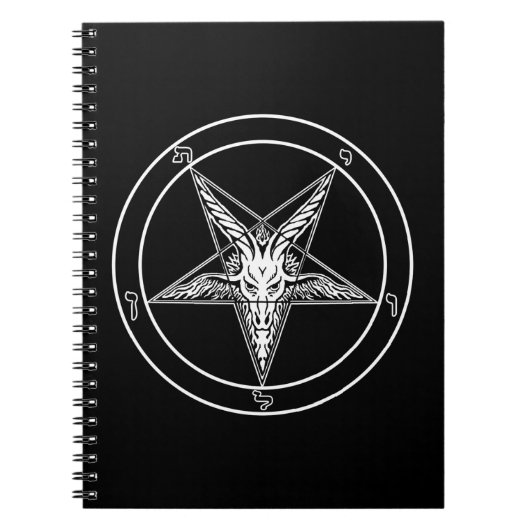 Baphomet Old Style Spiral notebook Notitieboek (Voorkant)