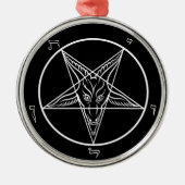 Baphomet Ornament, Deluxe Metalen Ornament (Voorkant)