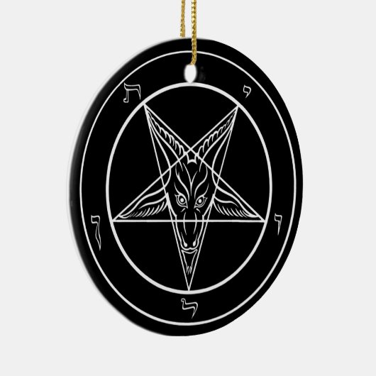 Baphomet Ornament, keramisch Keramisch Ornament (Rechts)