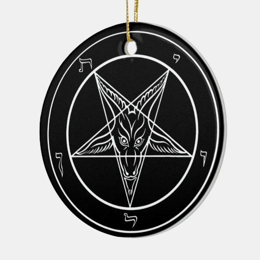 Baphomet Ornament, keramisch Keramisch Ornament (Links)