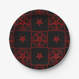 Baphomet Papieren Bordje