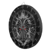 Baphomet Pentagram Black Metal Dartbord (Voorkant Rechts)