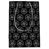 Baphomet Pentagram Medium Cadeauzakje (Voorkant)