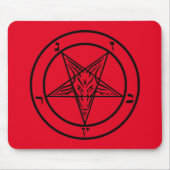 Baphomet Pentagram Muismat (Voorkant)