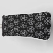 Baphomet Pentagram Satanic Golfheadcover (Voorkant)