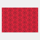 Baphomet Pentagram Satanic inpakpapier vellen (Voorkant)