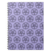 Baphomet Pentagram Satanic Notitieboek (Voorkant)