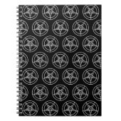 Baphomet Pentagram Satanic Notitieboek (Voorkant)