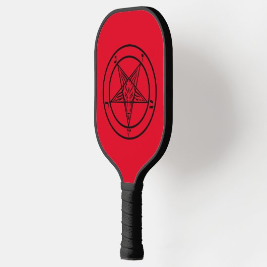 Baphomet Pentagram Satanic Pickleball Paddle (Links)