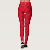 Baphomet Pentagram Satanische Leggings (Achterkant)