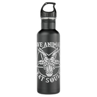 Baphomet & Pentagram, Save Animal Eat Souls Gothic Waterfles