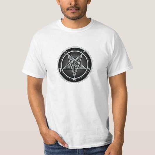 Baphomet Pentagram T-shirt (Voorkant)