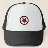 Baphomet Pentagram Trucker Pet (Voorkant)
