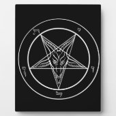 Baphomet Plaque Fotoplaat (Voorkant)
