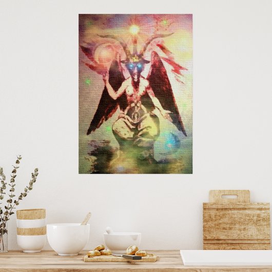 Baphomet Poster (Keuken)