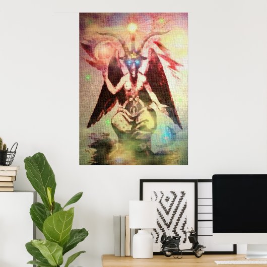 Baphomet Poster (Thuiskantoor)