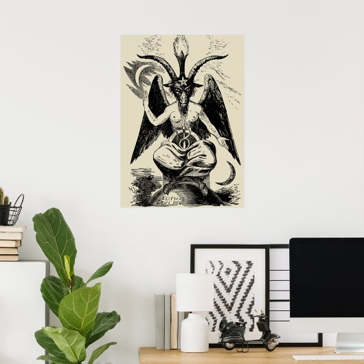 Baphomet Poster (Thuiskantoor)