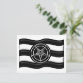 Baphomet Pride Flag Briefkaart (Staand voorkant)