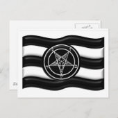 Baphomet Pride Flag Briefkaart (Voorkant / Achterkant)
