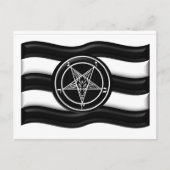 Baphomet Pride Flag Briefkaart (Voorkant)