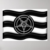 Baphomet Pride Flag Poster (Voorkant)