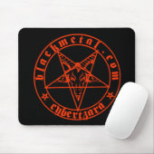 Baphomet Red Mousepad Muismat (Met muis)