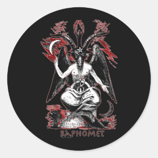 Baphomet Ronde Sticker
