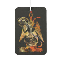 Baphomet Rood en Zwart